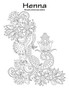 Henna libro para colorear para adultos 1 : 1 by Nick Snels - Paperback
