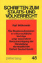 Die Staatensukzession in voelkerrechtliche Vertraege unter besonderer Beruecksichtigung der Herstellung der staatlichen Einheit Deutschlands