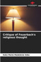 Critique of Feuerbach's religious thought