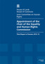 Appointment of the Chair of the Equality and Human Rights Commission : third report of session 2012-13, report, together with formal minutes and appendices : 2012-13 634
