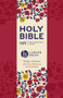 NIV Larger Print Compact Single Column Reference Bible : Red Soft-tone
