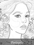 Livre de coloriage pour adultes Portraits 6 : 6 by Nick Snels - Paperback