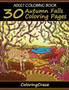 Adult Coloring Book : 30 Autumn Falls Coloring Pages, Coloring Books For Adults Series By ColoringCraze : 3 by Coloringcraze - Paperback
