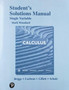 Student Solutions Manual for Single Variable Calculus by William Briggs - Paperback
