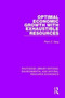 Optimal Economic Growth with Exhaustible Resources by Prem C. Garg - Hardback