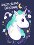 Unicorn Journal Sketchbook : Composition Notebook for Girls To Write In & Draw - Size 8.5x11 With Lined & Blank Pages, Perfect for Journaling, Doodling, Drawing, Sketching and Notes by Magic Pink Crystal Crushed - Paperback