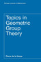 Topics in Geometric Group Theory by Pierre De La Harpe - Paperback