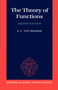 The Theory of Functions by E.C. Titchmarsh - Paperback