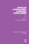 African Languages/Langues Africaines : Volume 4 1978 by P.Akujuobi Nwachukwu - Paperback