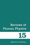 Reviews of Plasma Physics : 15 by B.B. Kadomtsev - Paperback