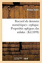 Recueil de Donnees Numeriques: Optique. Proprietes Optiques Des Solides by Henry Dufet - Paperback