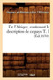 de l'Afrique, Contenant La Description de Ce Pays. T. 1 (Ed.1830) by Leon L'Africain - Paperback