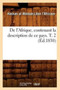 de l'Afrique, Contenant La Description de Ce Pays. T. 2 (Ed.1830) by Hassan Al Wassan Leon l'Africain - Paperback