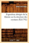 Exposition Abregee de la Theorie Sur La Structure Des Crystaux, (Ed.1792) by Rene-Just Hauy - Paperback