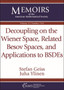 Decoupling on the Wiener Space, Related Besov Spaces, and Applications to BSDEs by Stefan Geiss - Paperback
