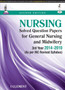 Nursing Solved Question Papers for General Nursing and Midwifery-3rd Year (2014-2010) by I Clement - Paperback