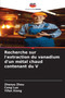 Recherche sur l'extraction du vanadium d'un metal chaud contenant du V by Zhenyu Zhou - Paperback
