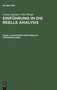 Einfuhrung in die reelle Analysis, Band I, Funktionen einer reellen Veranderlichen by Georg Aumann - Hardback