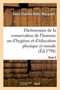 Dictionnaire de la Conservation de l'Homme Ou d'Hygiene Et d'Education Physique Et Morale. Tome 2 by Louis-Charles-Henri Macquart - Paperback