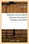 Memoire Sur Les Calculs Salivaires Du Canal de Warthon by Louis Blin - Paperback