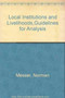 Local Institutions and Livelihoods,Guidelines for Analysis by Food and Agriculture Organization of the United Nations - Paperback