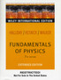 Wie Fundamentals of Physics by David Halliday - Paperback