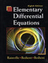 Elementary Differential Equations by Earl Rainville - Paperback