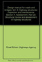 Design Manual for Roads and Bridges : Vol. 3: Highway Structures: Inspection and Maintenance, Section 4: Assessment, Part 22: Structural Review and Assessment of Highway Structures by Great Britain: Highways Agency - Paperback