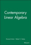 TI-89 Calculator Technology Resource Manual to accompany Contemporary Linear Algebra by Howard Anton - Paperback