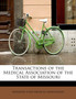 Transactions of the Medical Association of the State of Missouri by Missouri State Medical Association - Paperback