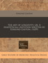 The Art of Longevity, Or, a Diaeteticall Instition Written by Edmund Gayton. (1659) by Edmund Gayton - Paperback