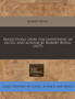 Reflections Upon the Hypothesis of Alcali and Acidum by Robert Boyle. (1675) by Robert Boyle - Paperback