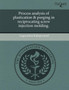 Process Analysis of Plastication & Purging in Reciprocating Screw Injection Molding by Loganathan Kaliaperumal - Paperback