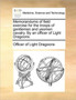 Memorandums of field exercise for the troops of gentlemen and yeomen cavalry. By an officer of Light Dragoons. by Officer of Light Dragoons - Paperback