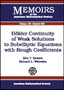 Holder Continuity of Weak Solutions to Subelliptic Equations with Rough Coefficients by Eric T. Sawyer - Paperback