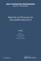 Materials and Processes for Nonvolatile Memories: Volume 997 : Volume 997 by Tingkai Li - Paperback