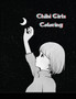 Chibi Girls Coloring : Kawaii Japanese Manga Drawings And Cute Anime Characters Coloring Page For Kids And Adults