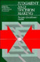 Judgment and Decision Making : An Interdisciplinary Reader by Hal R. Arkes - Paperback