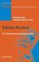 Robotics Research : The 13 International Symposium ISRR : 66 by Makoto Kaneko - Hardback