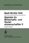 Statistik fur Wirtschafts- und Sozialwissenschaftler II : Induktive Statistik : 233 by S. Maass - Paperback