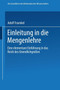 Einleitung in die Mengenlehre : Eine Elementare Einfuhrung in das Reich des Unendlichgrossen : 9 by Adolf Fraenkel - Paperback