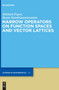 Narrow Operators on Function Spaces and Vector Lattices by Mikhail Popov - Hardback