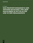 Das Proportionsgesetz der antiken Baukunst und sein Nachleben im Mittelalter und in der Renaissance by G. Dehio - Hardback