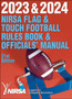 2023 & 2024 NIRSA Flag & Touch Football Rules Book & Officials' Manual by National Intramural Recreational Sports Association - Paperback