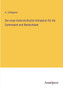 Der neue oesterreichische Schulplan fur die Gymnasien und Realschulen by A Schoeppner - Paperback