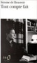 Tout compte fait by Simone de Beauvoir - Paperback