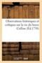 Observations Historiques Et Critiques Sur La Vie Du Brave Crillon by Sans Auteur - Paperback
