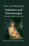Gedanken und Erinnerungen : Vollstandige Ausgabe in einem Band by Otto Von Bismarck - Hardback Gedanken und Erinnerungen : Vollstandige Ausgabe in einem Band by Otto Von Bismarck - Hardback