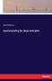 Lyrical Poetry for Boys and Girls by David Munro - Paperback