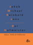 Der Hofmeister by Jakob Michael Reinhold Lenz - Hardback